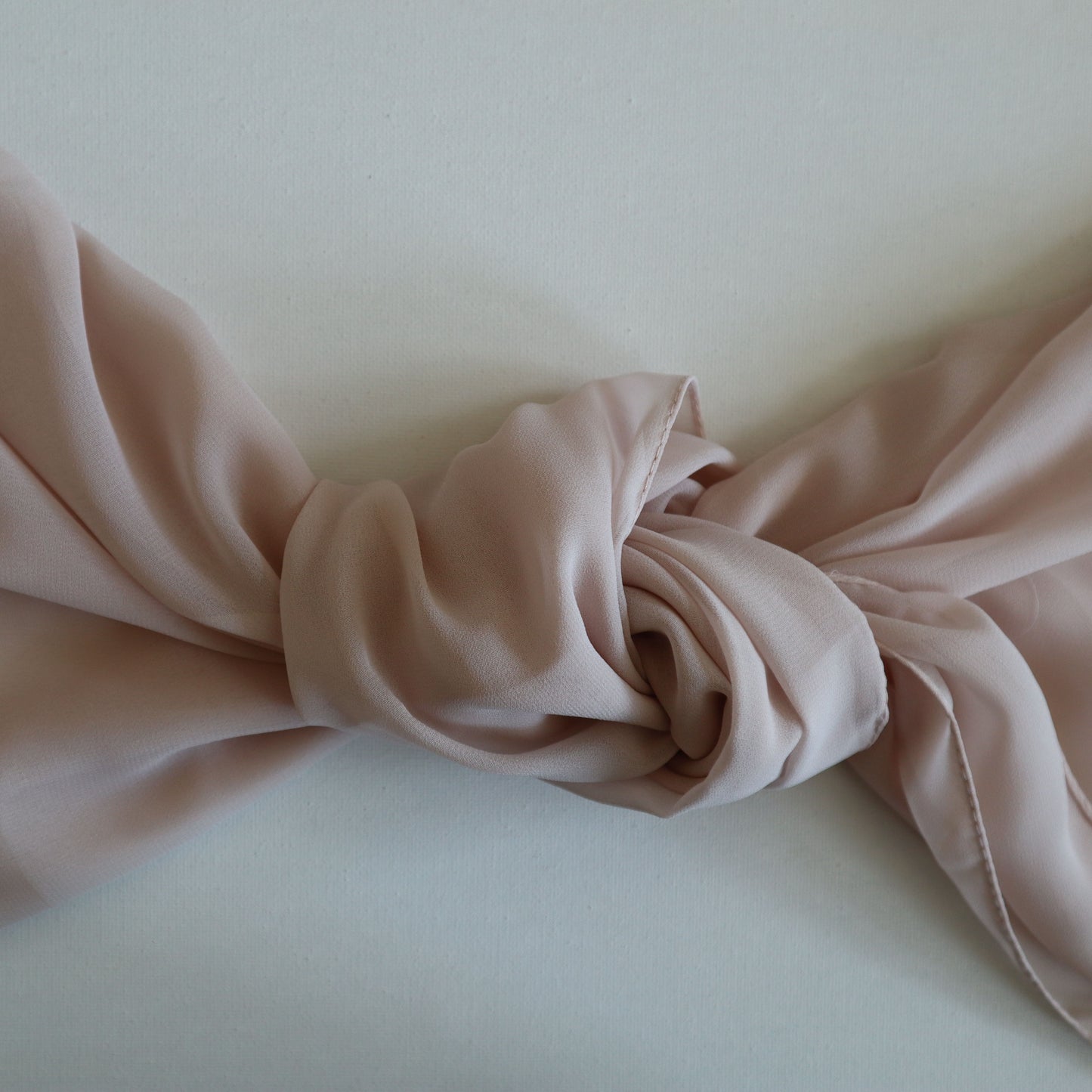 Premium Chiffon Hijab - Crepe Pink